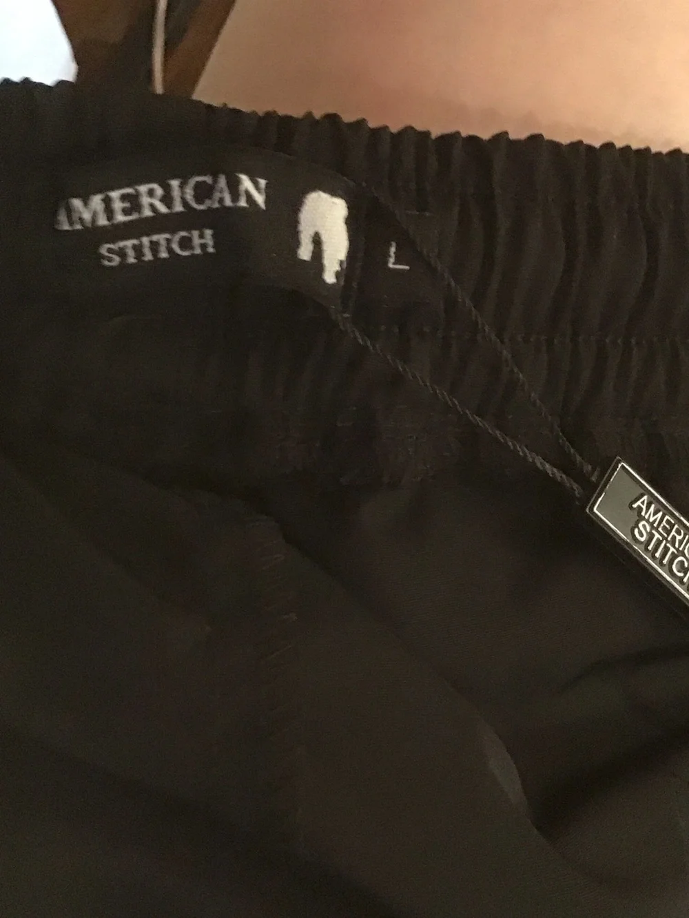 American Stitch Men’s Black Cargo Shorts